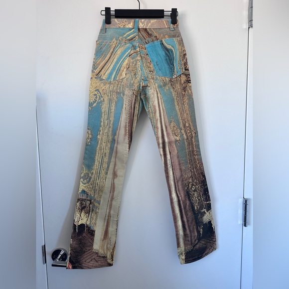 Roberto Cavalli Rare Vintage Printed Jeans - Picture 6 of 10